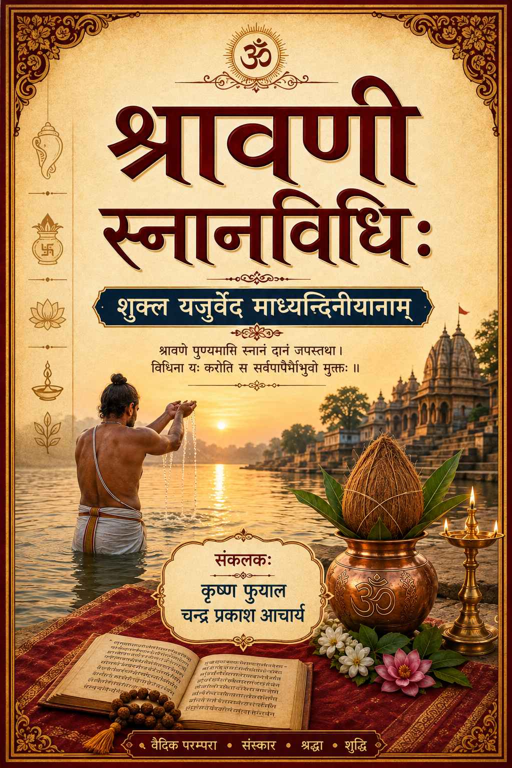 Shrawani Snan Vidhi । श्रावणी स्नानविधिः